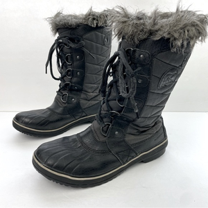 Sorel Black Tofino Lace Up Winter Boot‎